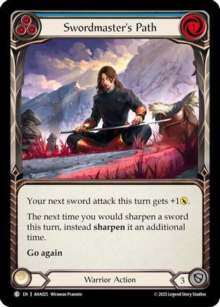 Swordmasters Path (Blue) (AHA025) - Armory Deck Origins: Hala
