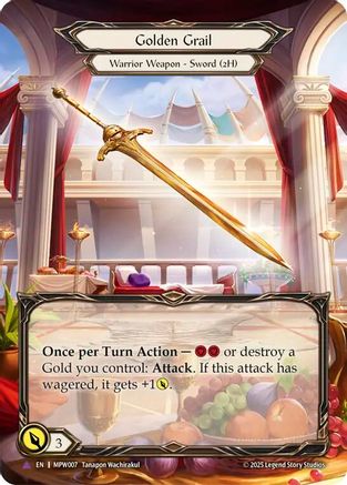 Golden Grail (Marvel) (MPW007) - Mastery Pack Warrior Cold Foil