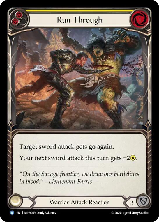 Run Through (Yellow)