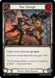 Run Through (Blue) (MPW050)  Rainbow Foil