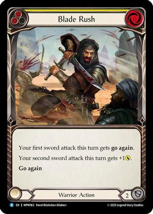 Blade Rush (MPW063) - Mastery Pack Warrior Rainbow Foil