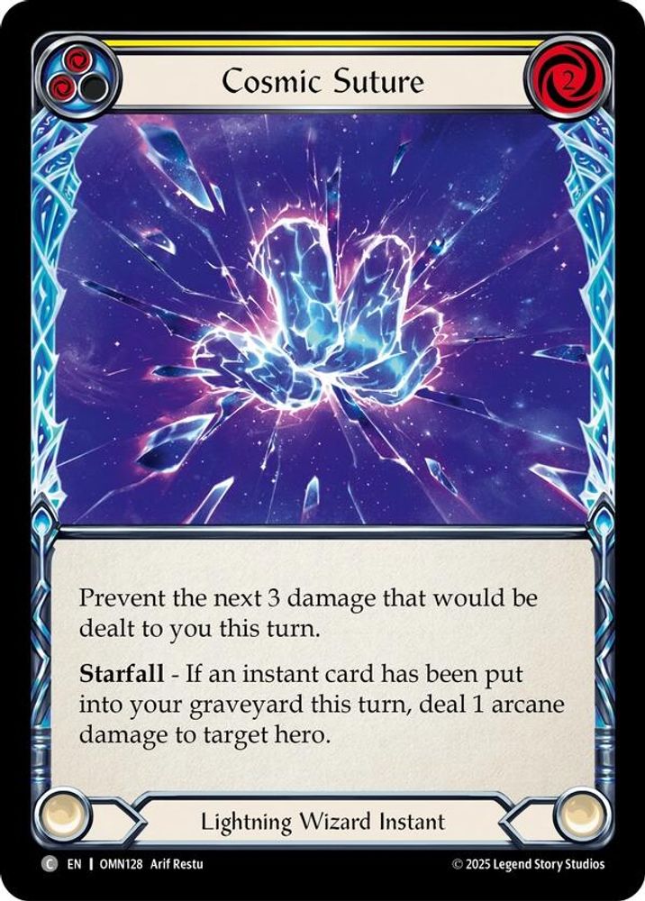 Cosmic Suture (Yellow) (OMN128)  Rainbow Foil