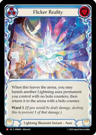 Flicker Reality (OMN005) - Omens of the Third Age Rainbow Foil