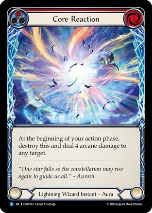 Core Reaction (Red) (OMN103) - Omens of the Third Age