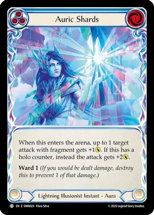 Auric Shards (Blue) (OMN029) - Omens of the Third Age