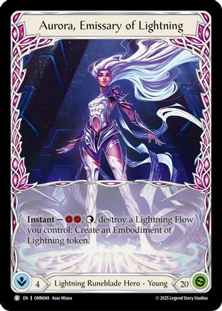 Aurora, Emissary of Lightning (OMN048) - Omens of the Third Age