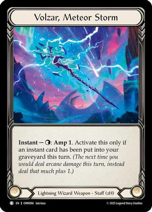 Volzar, Meteor Storm (OMN096) - Omens of the Third Age