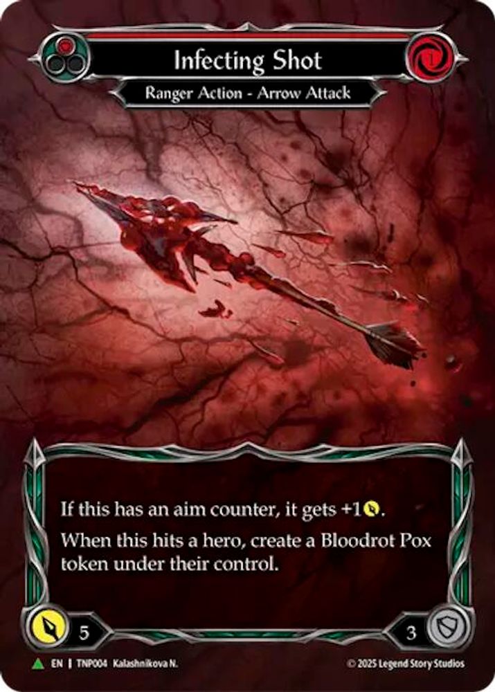 Infecting Shot (Red) (Marvel) - TNP004 (TNP004)  Rainbow Foil