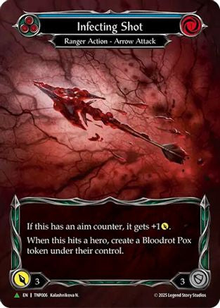 Infecting Shot (Blue) (Marvel) - TNP006 (TNP006) - Flesh and Blood: Promo Cards Rainbow Foil
