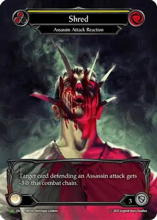 Shred (Yellow) (Marvel) - TNP014 (TNP014) - Flesh and Blood: Promo Cards Rainbow Foil