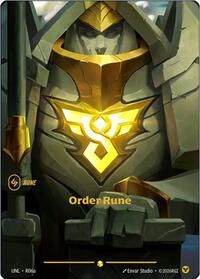Order Rune (Alternate Art) Unleashed
