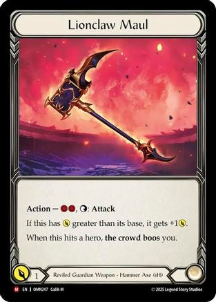 Lionclaw Maul (OMN247) - Omens of the Third Age
