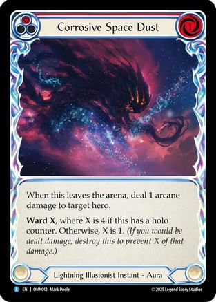 Corrosive Space Dust (Red) (OMN012) - Omens of the Third Age Rainbow Foil