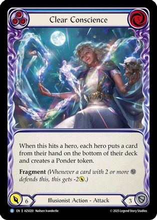 Clear Conscience (Blue) (AZS020) - Armory Deck: Zyggy