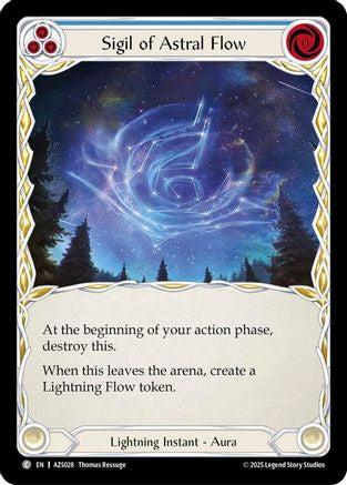 Sigil Of Astral Flow (Blue) (AZS028) - Armory Deck: Zyggy