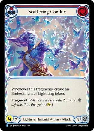 Scattering Conflux (OMN008) - Omens of the Third Age Rainbow Foil