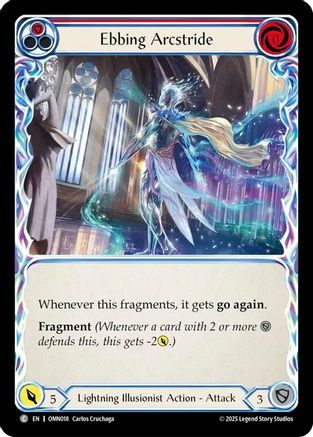 Ebbing Arcstride (Red) (OMN018) - Omens of the Third Age Rainbow Foil
