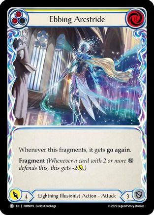 Ebbing Arcstride (Yellow) (OMN019) - Omens of the Third Age Rainbow Foil