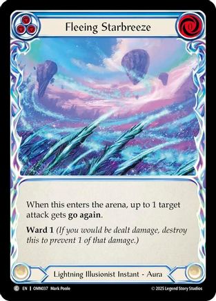 Fleeing Starbreeze (OMN037) - Omens of the Third Age Cold Foil