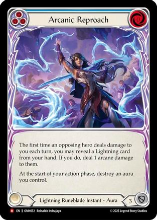 Arcanic Reproach (OMN052) - Omens of the Third Age Rainbow Foil