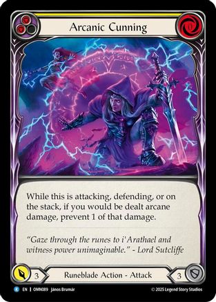 Arcanic Cunning (Yellow) (OMN089) - Omens of the Third Age