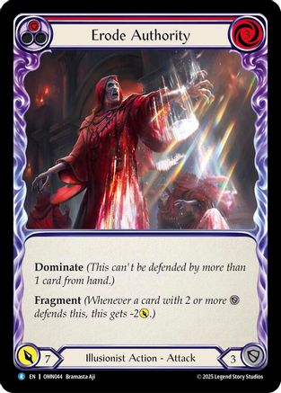 Erode Authority (Red) (OMN044) - Omens of the Third Age