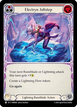 Electryn Joltstep (Red) (OMN080) - Omens of the Third Age Rainbow Foil