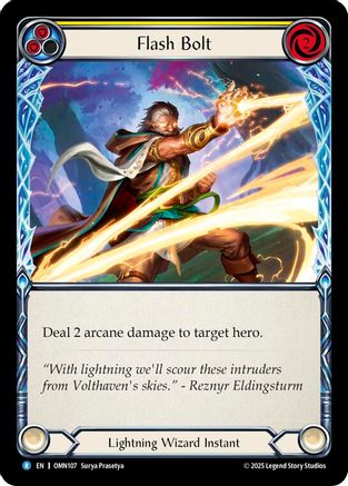 Flash Bolt (Yellow) (OMN107) - Omens of the Third Age