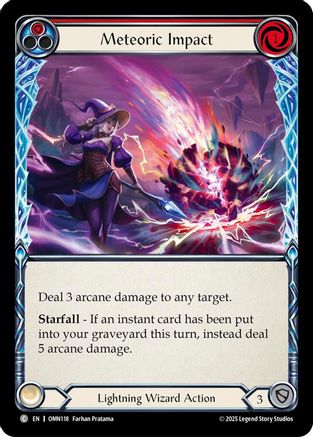 Meteoric Impact (Red) (OMN118) - Omens of the Third Age