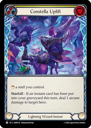 Constella Uplift (Yellow) (OMN132) - Omens of the Third Age Rainbow Foil