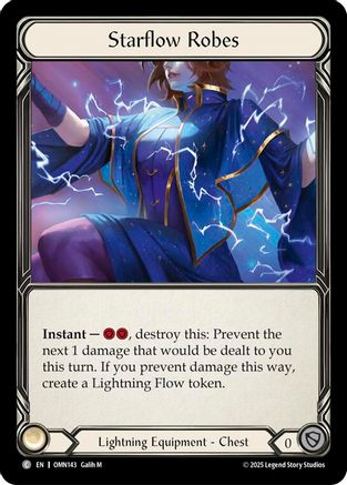 Starflow Robes (OMN143) - Omens of the Third Age Cold Foil