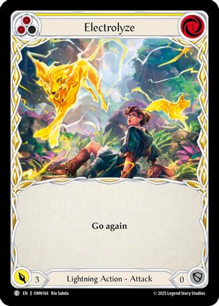 Electrolyze (Yellow) (OMN164) - Omens of the Third Age Rainbow Foil