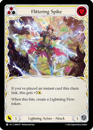 Flittering Spike (Yellow) (OMN167) - Omens of the Third Age