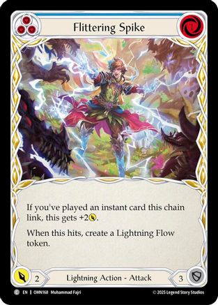 Flittering Spike (Blue) (OMN168) - Omens of the Third Age