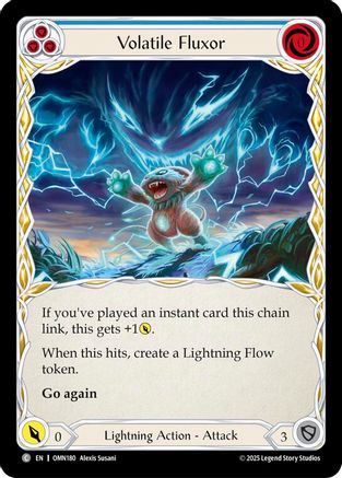 Volatile Fluxor (Blue) (OMN180) - Omens of the Third Age