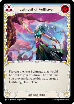 Calmveil Of Volthaven (Blue) (OMN186) - Omens of the Third Age