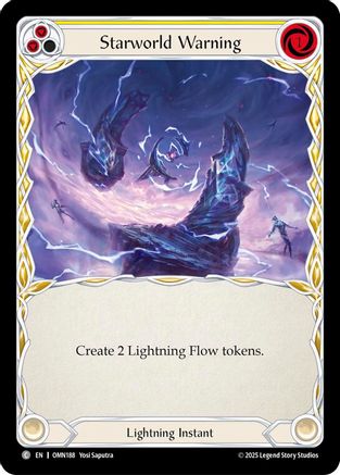 Starworld Warning (Yellow) (OMN188) - Omens of the Third Age