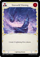 Starworld Warning (Yellow) (OMN188)  Rainbow Foil