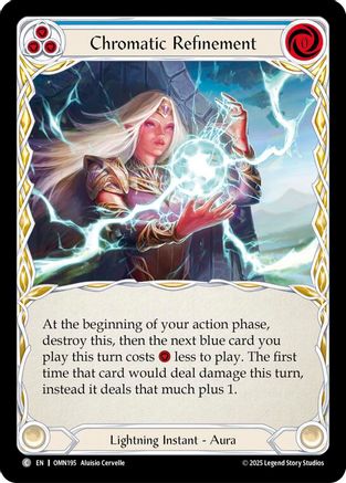 Chromatic Refinement (Blue) (OMN195) - Omens of the Third Age