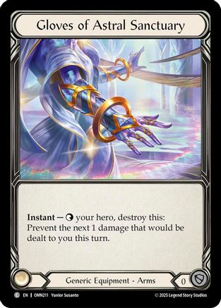 Gloves Of Astral Sanctuary (OMN211) - Omens of the Third Age