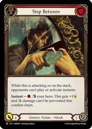 Step Between (Red) (OMN214) - Omens of the Third Age Rainbow Foil