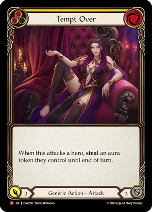 Tempt Over (Yellow) (OMN215) - Omens of the Third Age Rainbow Foil