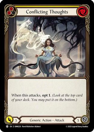 Conflicting Thoughts (Yellow) (OMN220) - Omens of the Third Age