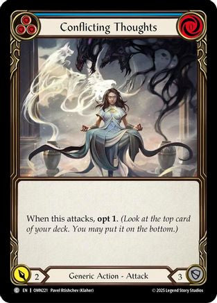 Conflicting Thoughts (Blue) (OMN221) - Omens of the Third Age