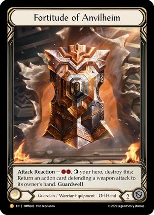 Fortitude Of Anvilheim (OMN242) - Omens of the Third Age Rainbow Foil
