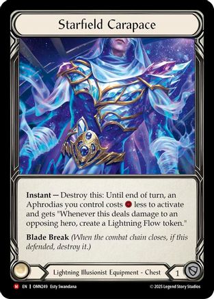 Starfield Carapace (OMN249) - Omens of the Third Age Cold Foil