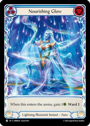 Nourishing Glow (Blue) (Extended Art) (OMN038) - Omens of the Third Age Cold Foil