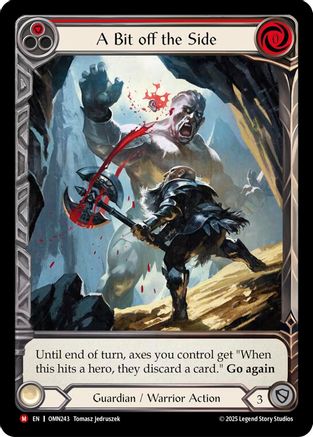 A Bit Off The Side (Red) (Extended Art) (OMN243) - Omens of the Third Age Cold Foil