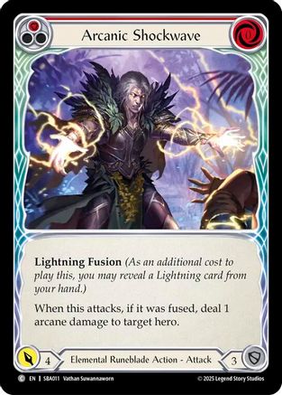 Arcanic Shockwave (Red) (SBA011) - Silver Age Chapter 3