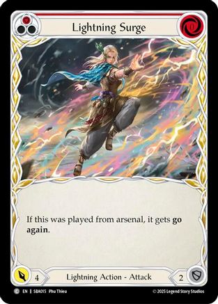 Lightning Surge (Red) (SBA015) - Silver Age Chapter 3
